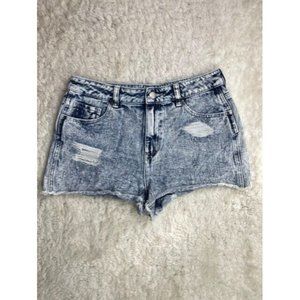 Kendall & Kylie Size 29 Womens Shorts Cut Off Distressed Shortie Mid Ris…